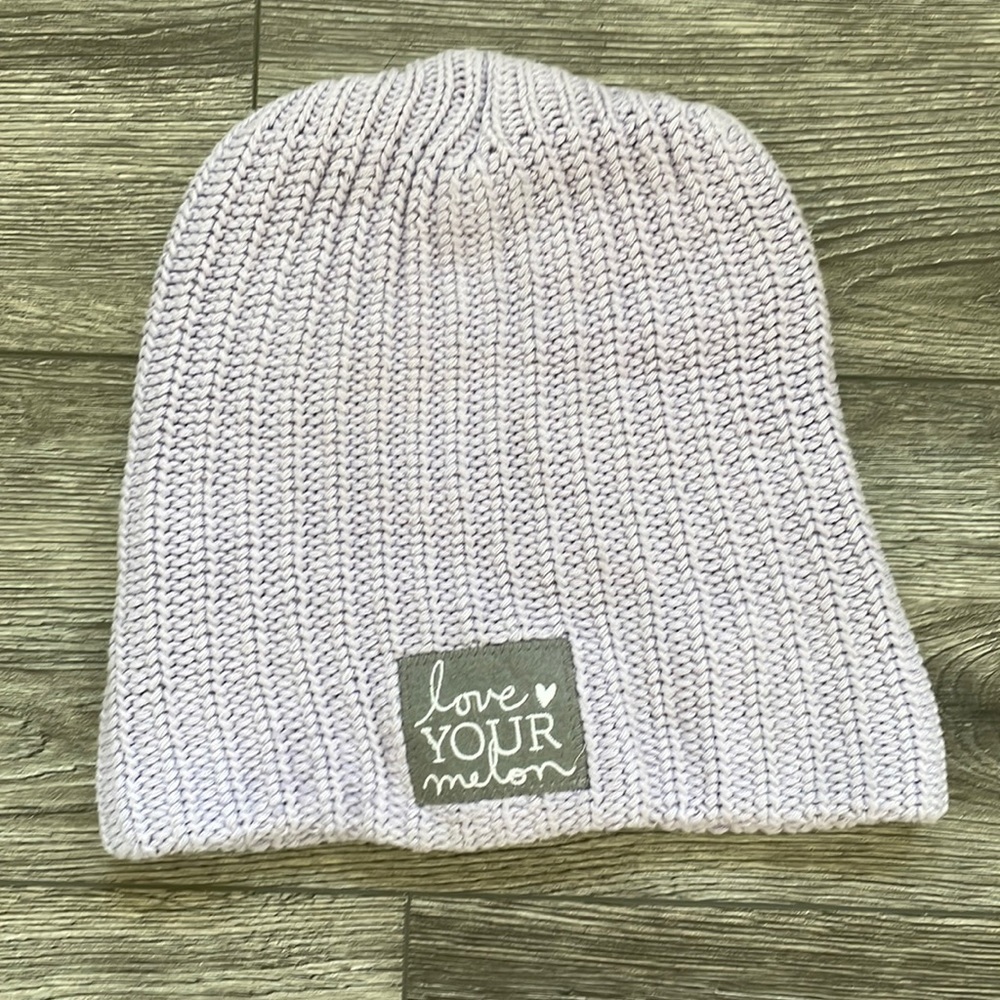 Love Your Melon | 100% Cotton Chunky Knit Lavender Purple Winter Womens hat
